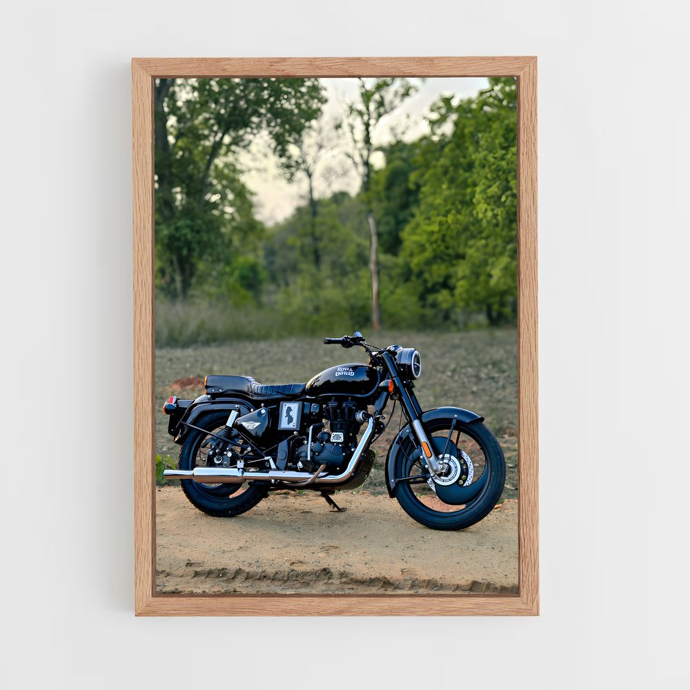 Poster Lumière Éblouissante – affiche Royal Enfield (vue 4)